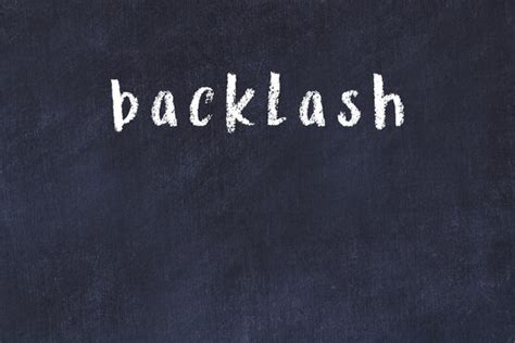 backlash dan word|Backlash .